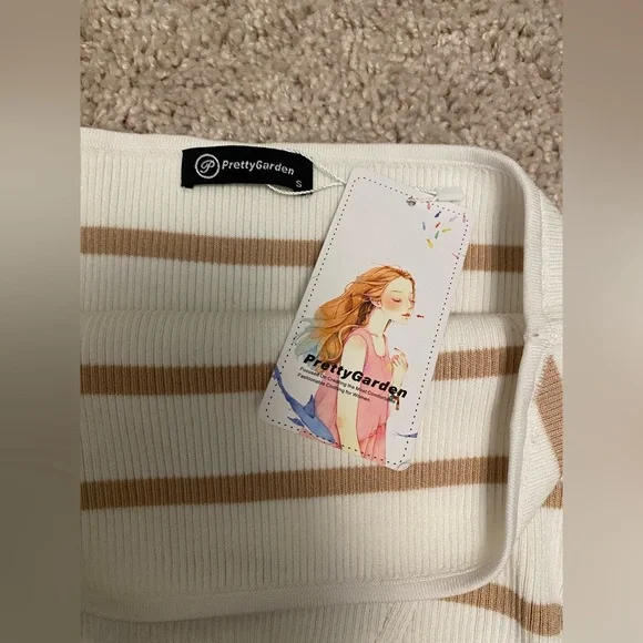 PRETTYGARDEN Women's Summer Midi Bodycon Dress - Picture 5 of 8